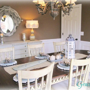 Shabby Coastal Dining Room