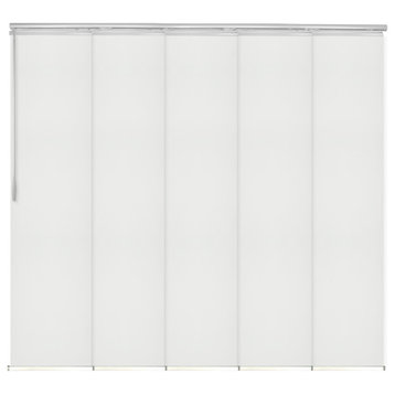 Danilo 5-Panel Track Extendable Vertical Blinds 58-110"W