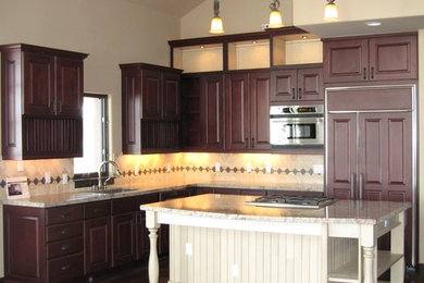 This is an example of a traditional kitchen in Denver.