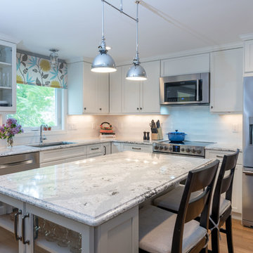 Bright, open kitchen