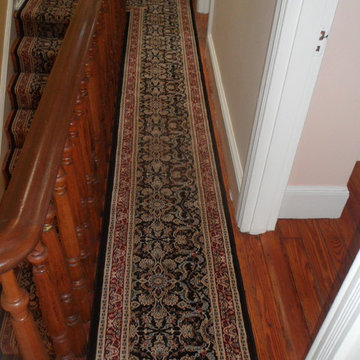 Stair Runner Installation by Main Street Oriental Rugs