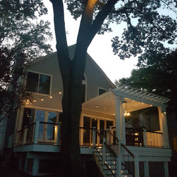 Outdoor deck lighting