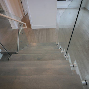 Project #80 | Mono-Beam Staircase with Glass Panels