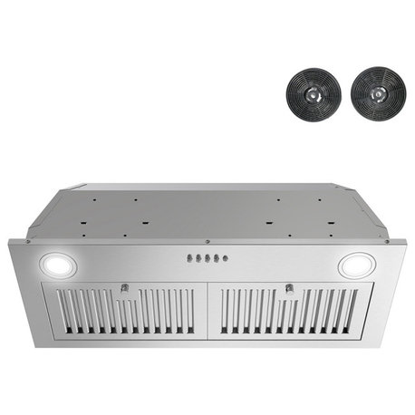 Streamline 28" Sacchi Ductless Insert Range Hood, Stainless Steel