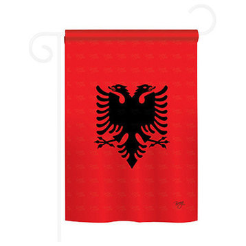 Albania 2-Sided Impression Garden Flag