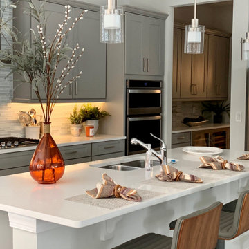 Fall Decor - Kitchen Island