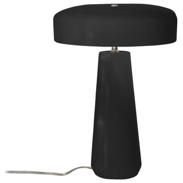 Spire Table Lamp, Gloss Black