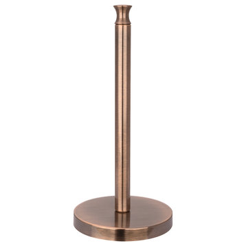 Paper Towel Holder Roll Dispenser Stand for Kitchen CounterandDining Room Table, Antique Copper