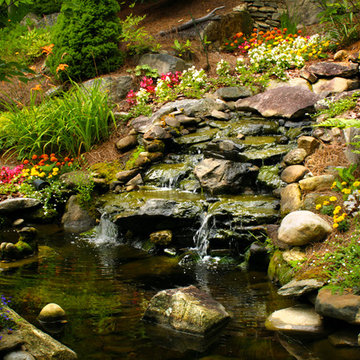 Crescent Court Landscape and Water Feature/Pond Project
