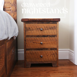 Reclaimed Wood End Tables - Products