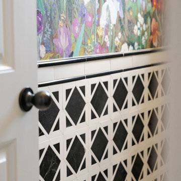 Moody Botanicals Meet Garden Maximalism in a Statement-Making Powder Room