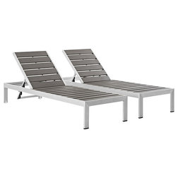 Contemporary Outdoor Chaise Lounges by GwG Outlet