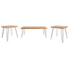 3-Piece Occasional Table Set, Light Pine