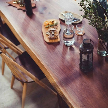 ウォールナット一枚板テーブル