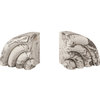 Marble Bookends (Set of 2) - Grey