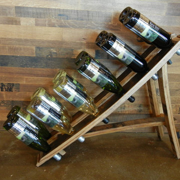 SchillingBridge Cork and Tap House Wine Rack and Art