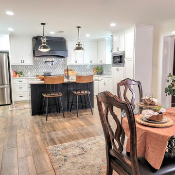 Black and White Kitchen Remodel