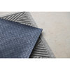 Argyle 2' x 3' Indoor/Outdoor Door Mat, Medium Gray
