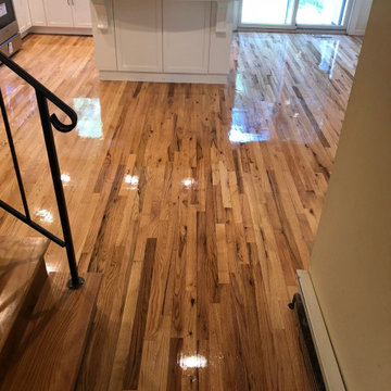 Before and After Hardwood Floor Refinishing, N-Hance of South Nassau