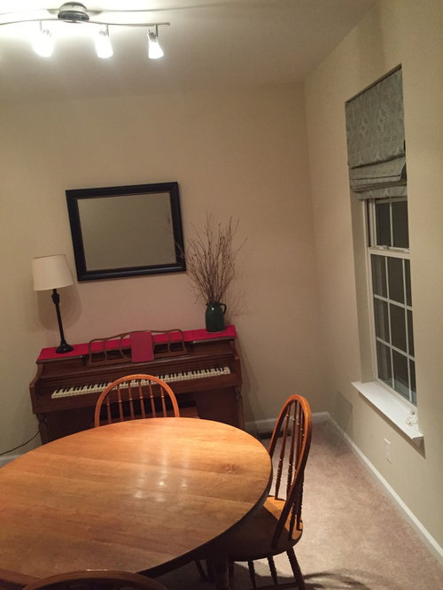 Dining room with a piano?!