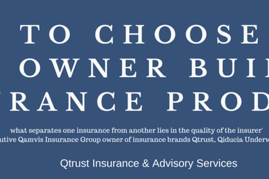 How to choose the best owner builder insurance product