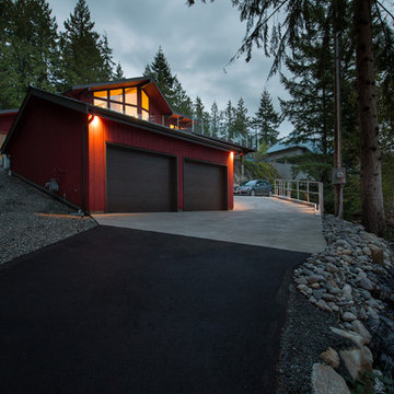Front Elevation of New Garage