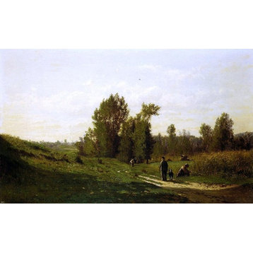 Emile Charles Lambinet Chemin d'Ezeuville pres d'Ecouen Wall Decal