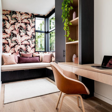 Lake Washington Waterfront Home Office by Hyde Evans Design