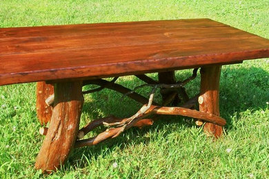 Rustic Coffee Tables Red Pine
