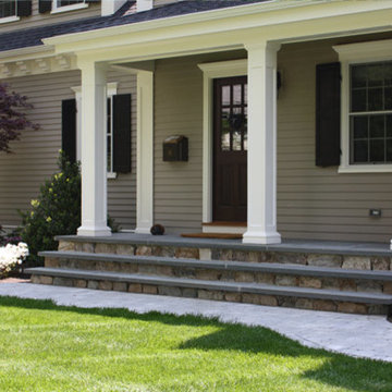 Front walkway and steps