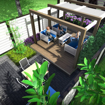 Toronto Contemporary Backyard