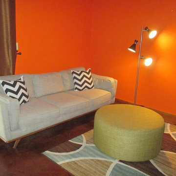 Family Room goes from hodgepodge to Mid-Century Modern vibe (in progress)