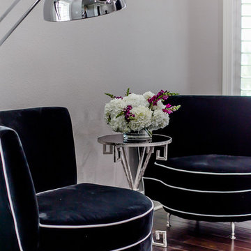 Black & White Master Bedroom