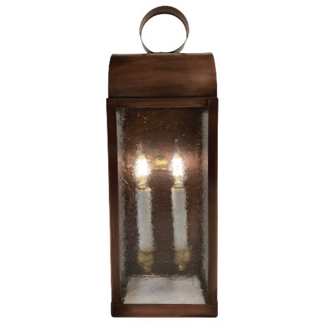 Salem clean & smart. Solid Copper Wall Lamp, Handmade in USA.