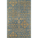 Momeni - Momeni Cosette Hand Tufted Traditional Area Rug Blue 5' X 8' - The intricate ornamentation of this traditional area rug is rich with regal embellishment. Moroccan-inspired arabesques and medallions recall the repeating patterns of antique encaustic tiles, filling the floor with captivating designs that are beautiful to behold. Hand-tufted construction enhances the artisanal beauty of each floorcovering with an enduring quality woven from natural wool fibers.