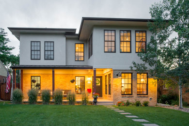 Example of a trendy entryway design in Denver