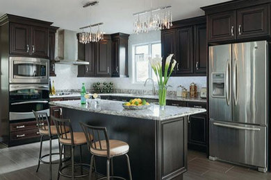 Elegant kitchen photo in Other