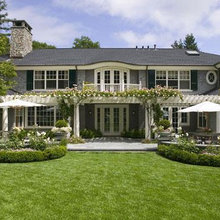 Rear exterior and landscaping