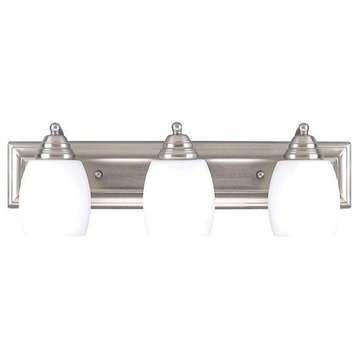 Canarm IVL259A03 Griffin 3 Light 24"W Bathroom Vanity Light - Brushed Pewter