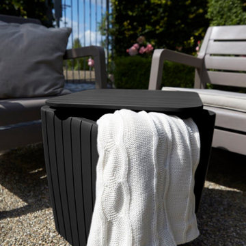 Luzon Storage Patio Deck Box by Keter, Graphite Matte