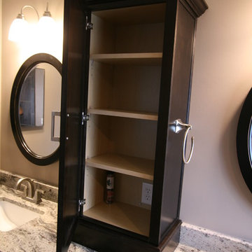 the CARR master bathroom