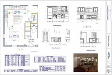 Kitchen Detailed Layout Design