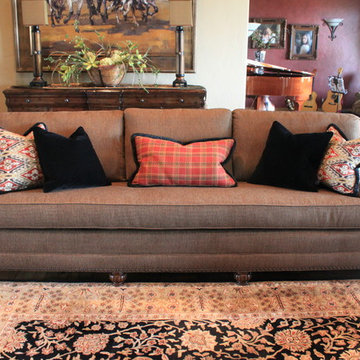Hand built sofa