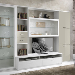 Modern Italian Wall Unit Composition JA-1080 - $2,735.00 - Entertainment Centers And Tv Stands