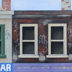 "Brunswick Street Strip 2" by Pauline Bailey - Paintings