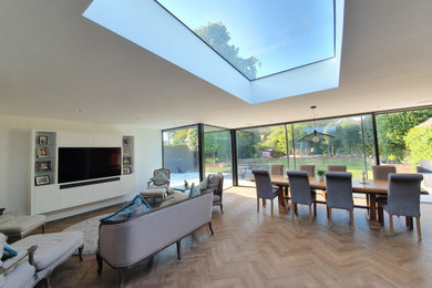 This is an example of a medium sized contemporary home in Other.