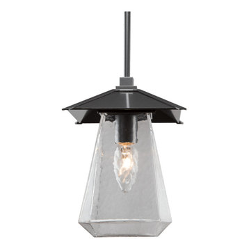 Outdoor Beacon Pendant With Cap, Clear Glass
