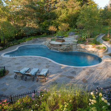 Sliding into Summer - Custom Concrete Slide & Pool