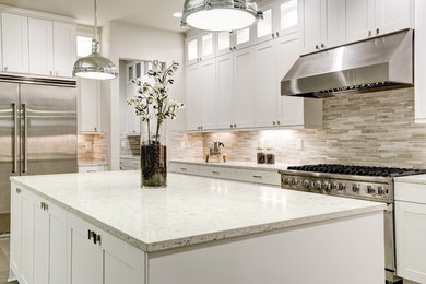 Elegant kitchen photo in Phoenix