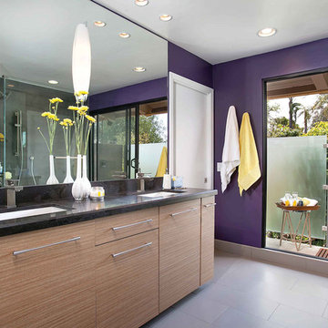 Indoor/Outdoor Experience: Master Bathroom